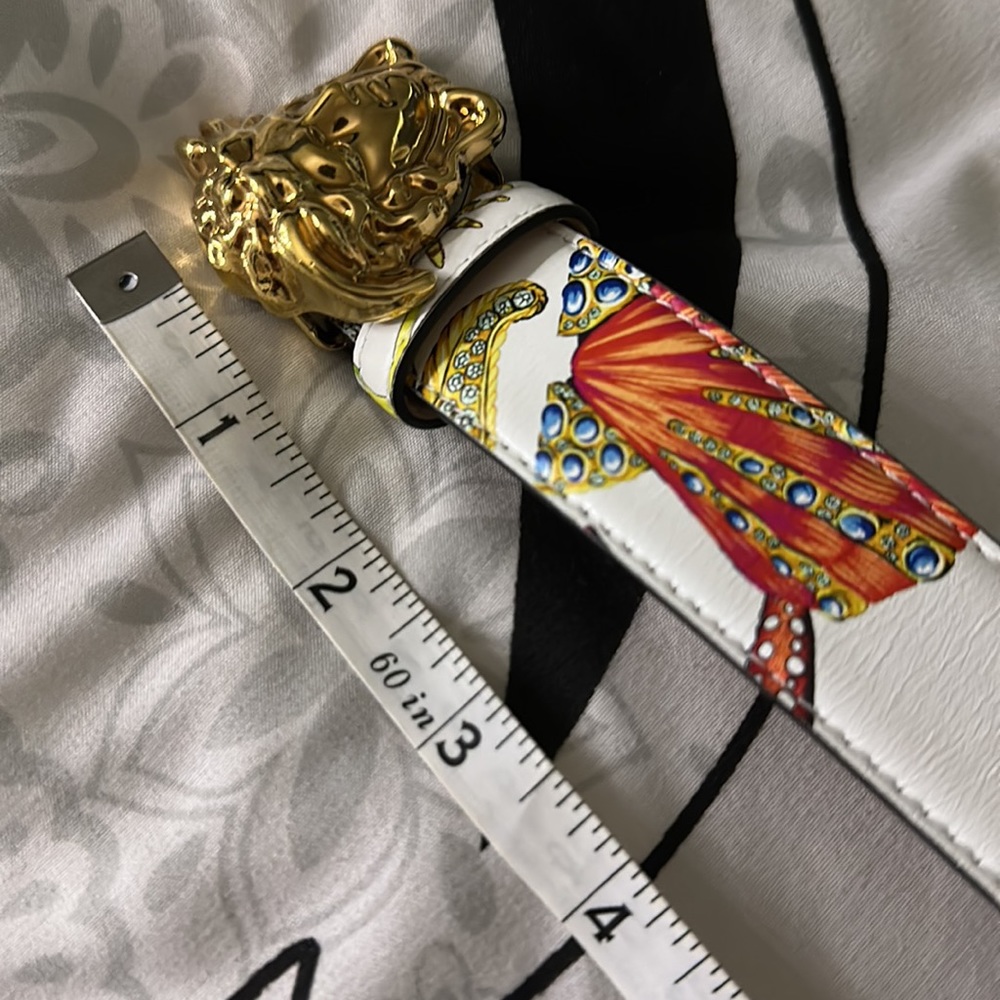 Versace TRÉSOR DE LA MER PRINT Medusa belt - Picture 8 of 8